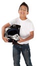Hispanic Teen Racer Royalty Free Stock Photo