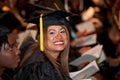 Hispanic Woman on Graduation Day Royalty Free Stock Photo