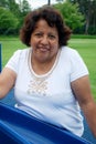 Hispanic woman in her fifties Royalty Free Stock Photo