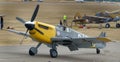 The Hispano Buchon was a Spanish built version of the German Messerschmitt Bf 109G fighter.