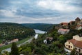 Histirical city of Znojmo in southern moravia