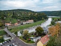 Histirical city of Znojmo in southern moravia