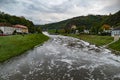 Histirical city of Znojmo in southern moravia