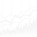 A histogram on a white background. Vector image.