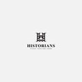 Historians logo, hourglass studio logo, simple hourglass video