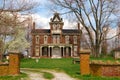 Historic 1800s Brick Home Royalty Free Stock Photo
