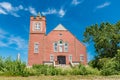 The historic Aneroid United Church in Aneroid, Saskatchewan, Canada Royalty Free Stock Photo