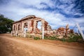 Historic abandoned lighthouse ruins at Aguadilla, Puerto Rico,