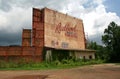Redland, Texas - Abandoned Drive-in theater with dark clouds in Redland, Tx, a small community along US Highway 59