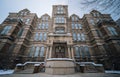 The historic Adelbert Hall at Case Western Reserve University in Cleveland Ohio