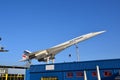 Air France Concorde Passenger Jet Museum Display Royalty Free Stock Photo