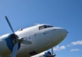 Historic aircraft the DC-3, nose Royalty Free Stock Photo