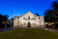 Historic Alamo at twilight Royalty Free Stock Photo