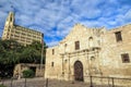 Historic Alamo at twilight