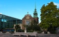 Historic All Hallows-by-the-Tower or St. Mary the Virgin or All Hallows Barking - an ancient Anglican church on Byward Royalty Free Stock Photo