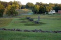 Historic American Civil War battlefield of 1863, part of the Gettysburg National Military Park, PA, USA Royalty Free Stock Photo