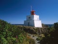 Historic Amphitrite Lighthouse, Ucluelet Royalty Free Stock Photo