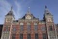 Historic Amsterdam Centraal Train Station Building Royalty Free Stock Photo