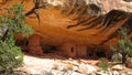 Historic Anasazi Cliff Dwelling Royalty Free Stock Photo