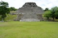 Historic ancient city ruins of Xunantunich Archaeological Reserve in Belize.
