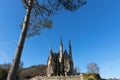 Historic church remagen germany Royalty Free Stock Photo