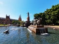 Historic Archibald Fountain, Hyde Park, Sydney, Australia