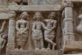 Historic architecture carving at jagdish temple, udaipur, rajasthan, india