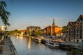 Historic old town in the city of Bydgoszcz, Poland