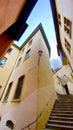 Historic architecture in the old part of Lyon Royalty Free Stock Photo