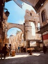 Historic Architecture in Old Town of Damascus, Syria