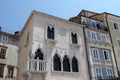 Historic architecture of Piran, Slovenia. Royalty Free Stock Photo