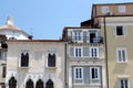 Historic architecture of Piran, Slovenia. Royalty Free Stock Photo