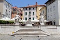 Historic architecture of Piran, Slovenia. Royalty Free Stock Photo