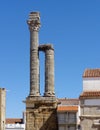 Historic colums in Zalamela de la Serena, Badajoz - Spain