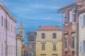 Historic architecture in town Zadar, Croatia. Royalty Free Stock Photo