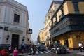 Historic area in Lima, Peru