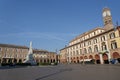 Historic square of Forli, Emilia Romagna Royalty Free Stock Photo