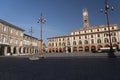 Historic square of Forli, Emilia Romagna Royalty Free Stock Photo