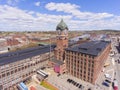 Historic Ayer Mills in Lawrence, Massachusetts, USA Royalty Free Stock Photo