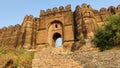 Historic Badshahi Gate view of Rohtas Fort Pakistan Royalty Free Stock Photo