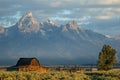 Historic barn in Grand Teton National Park Royalty Free Stock Photo