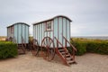 Funny Bathing Cabin on Usedom island, Germany