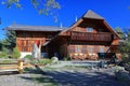 Kimberley Historic Bavarian Farmhouse in East Kootenays, British Columbia, Canada Royalty Free Stock Photo