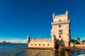 Historic Belem Tower in Lisbon, Portugal. Royalty Free Stock Photo