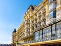 Historic Belle Epoque luxury Ancien Hotel Regina in Cimiez district of Nice on French Riviera Azure Coast in France Royalty Free Stock Photo