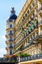 Historic Belle Epoque luxury Ancien Hotel Regina in Cimiez district of Nice on French Riviera Azure Coast in France Royalty Free Stock Photo