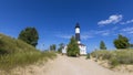 Historic Big Sable point light house , Michigan Royalty Free Stock Photo