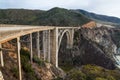 The Historic Bixby Bridge. Pacific Coast Highway California Royalty Free Stock Photo