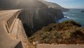 Historic Bixby Creek Bridge for the Pacific Coast Highway at Big Sur on the central coast of California United States Royalty Free Stock Photo