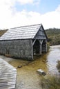 Historic Boat Shed, Cradle Mountain, Tasmania Royalty Free Stock Photo